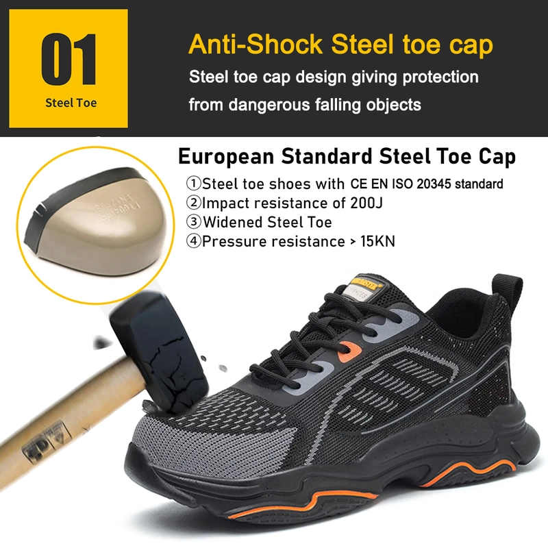 Cina TM3292 Scarpe antinfortunistiche sportive moda antiforatura con punta in acciaio produttore
