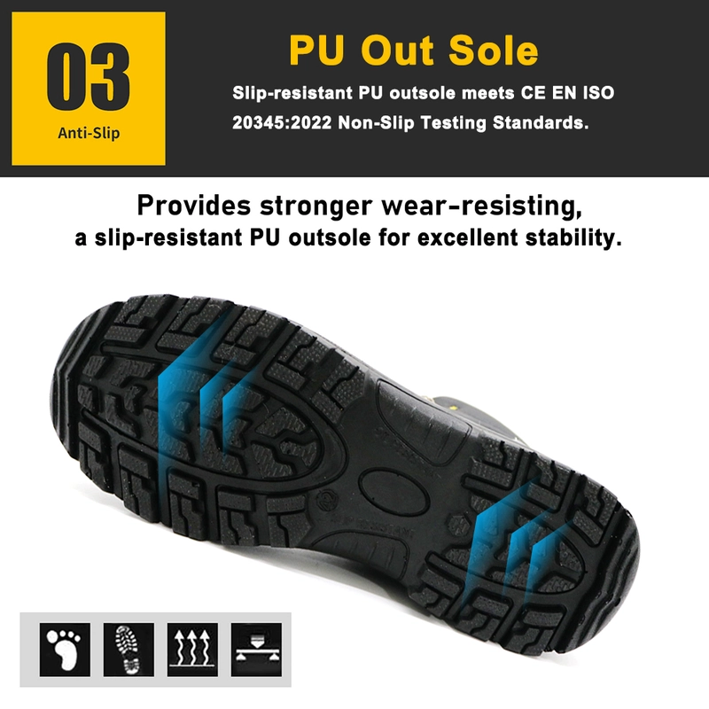 Cina TM3291 Scarpe antinfortunistiche invernali in pelle resistenti al freddo con puntale in acciaio produttore