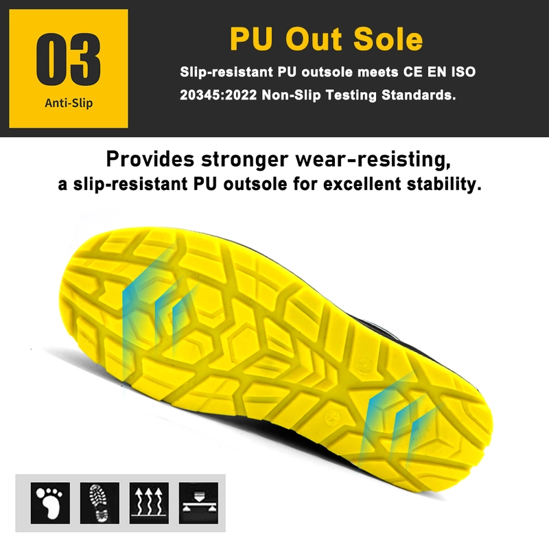 Cina TM297L Scarpe antinfortunistiche sportive eleganti e antistatiche con punta in acciaio antiforatura produttore