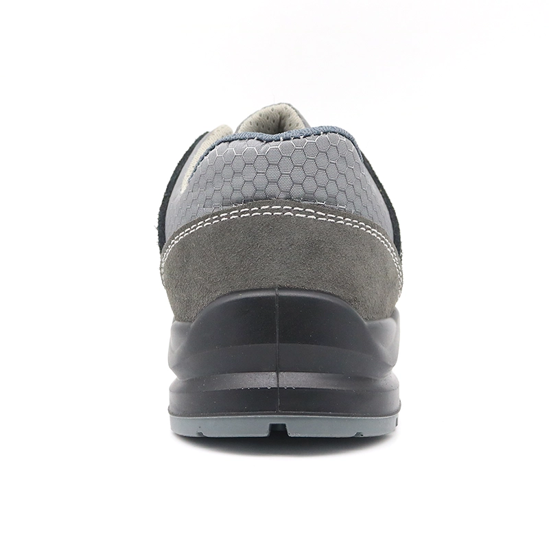 Cina TM2020 Fibergase Puntura Puntura Scarpe di sicurezza sportiva in pelle scamosciata grigia antidarica produttore