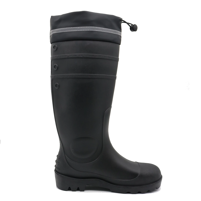 中国 GB06 Non slip waterproof steel toe puncture proof pvc safety rain boots CE - COPY - d906bv メーカー