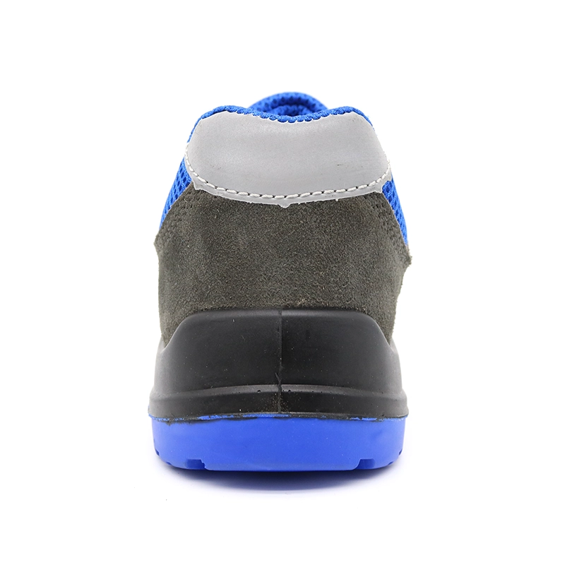 porcelana TM223GB Zapatos de seguridad de ante estáticos grises con dedo del pie de fibra de vidrio para almacén fabricante