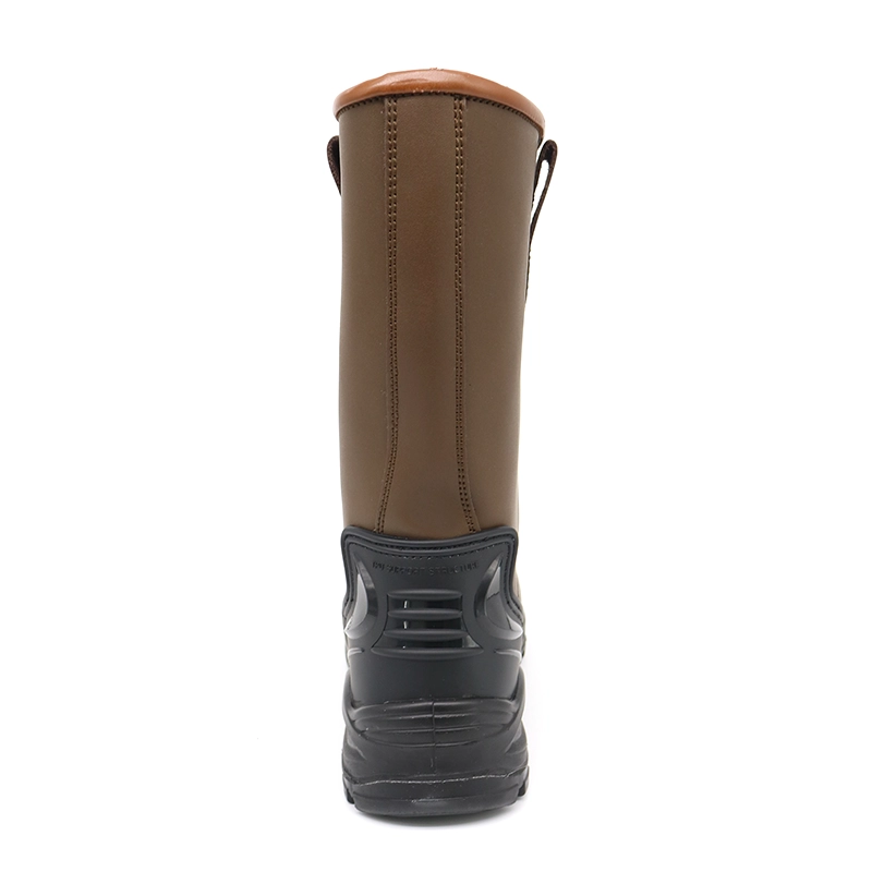 الصين TM073 Brown Steel Toe مضاد للثقب أحذية السلامة لحام لصناعة الصلب الصانع