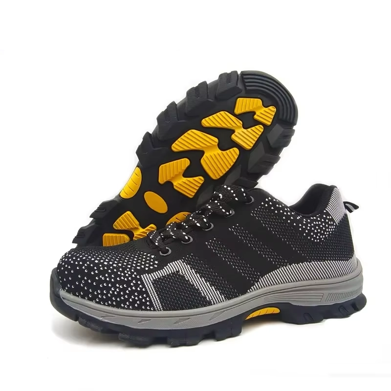 China TM3042 Anti-slip Rubber Sole Cheap Sport Safety Shoes with Steel Toe manufacturer
