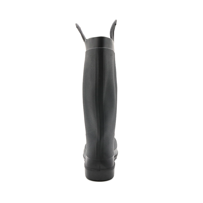 China 110 Ölrutschfeste, pannensichere PVC-Sicherheits-Regenstiefel mit Stahlkappe und Griffen Hersteller