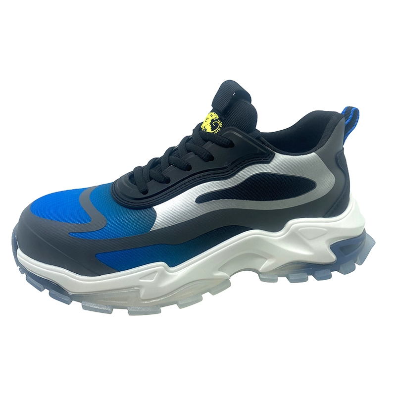 China 2022 new anti slip fiberglass toe anti puncture lightweight fashion sport safety shoes manufacturer