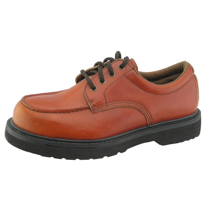 China 4 inch genuine leather goodyear construction work shoes for work men manufacturer
