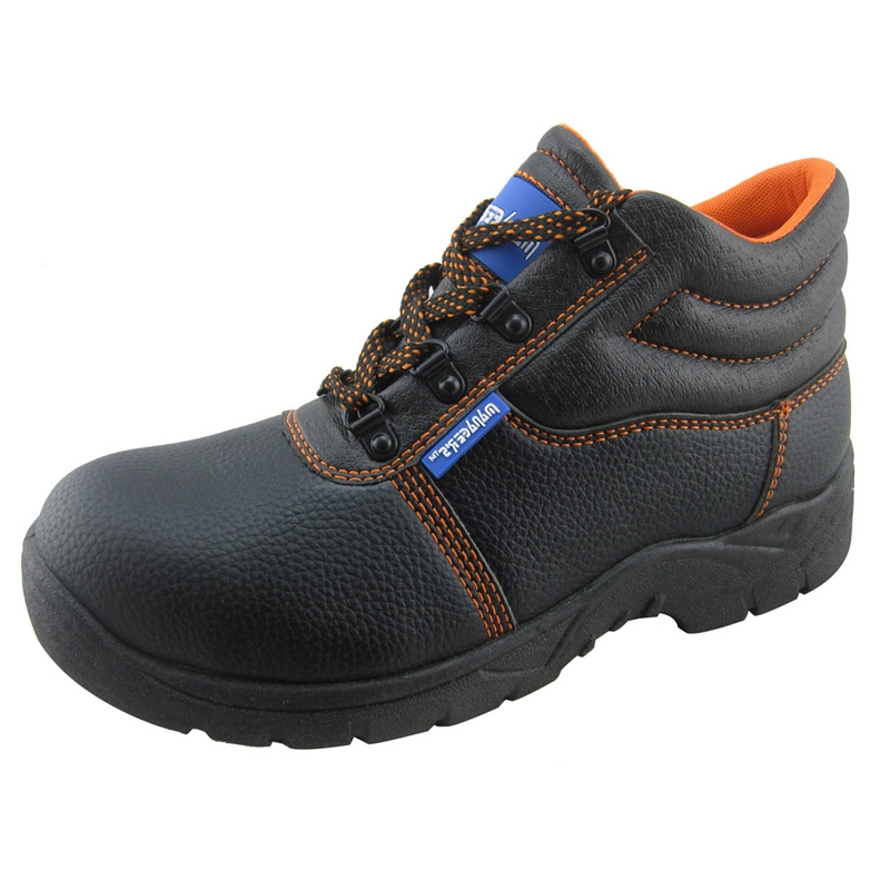 China Artificial leather PVC sole cheap manager brand safety shoes manufacturer