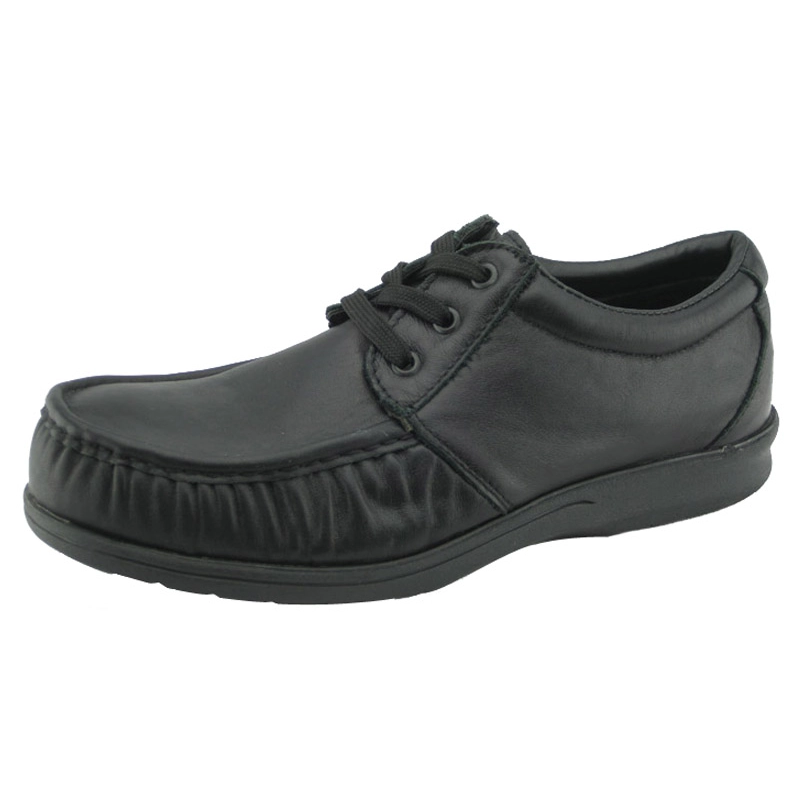 China Full grain leather rubber sole cemented administrative shoes manufacturer