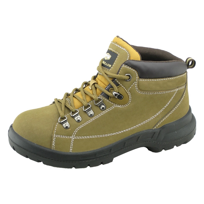 China Miller steel brand PU nubuck leather work safety shoes manufacturer