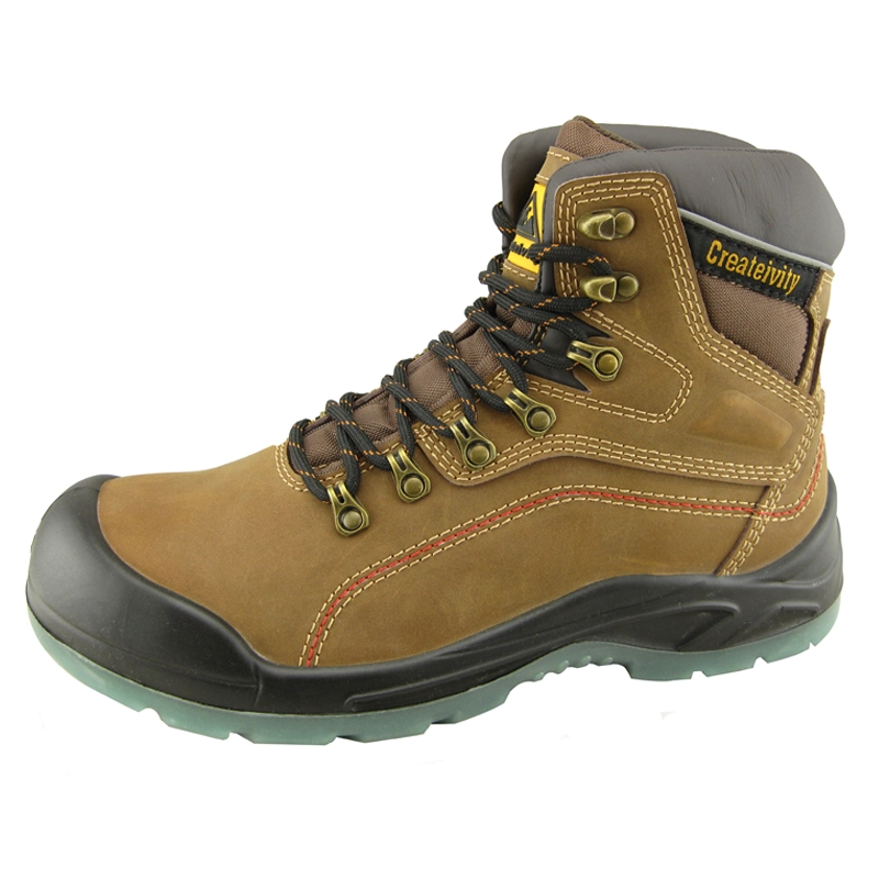 China New style crazy horse leather PU TPU sole mens leather shoes manufacturer