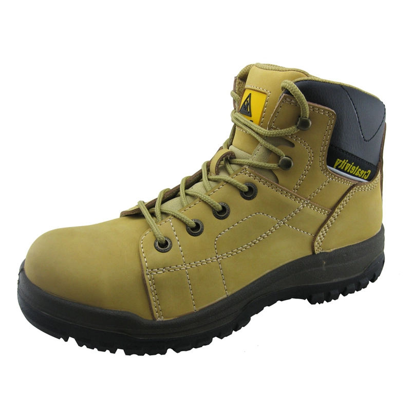 China PU nubuck leather PU sole mining safety shoes manufacturer