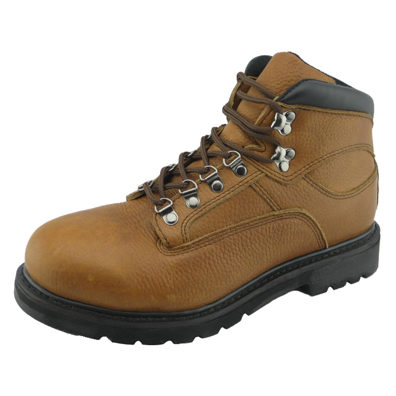 Chine Rouge aile BRN fleur en cuir véritable goodyear bottes de sécurité fabricant