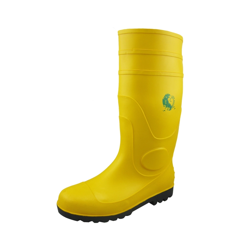 China TIGER MASTER brand CE standard heavy duty yellow wellington boots manufacturer