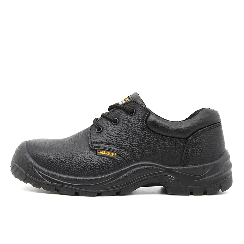 China TM015 Anti slip oil acid proof steel toe mid plate cheap economic safety work shoes manufacturer