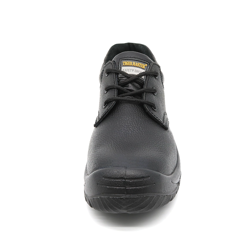China TM015 Anti slip oil acid proof steel toe mid plate cheap economic safety work shoes manufacturer