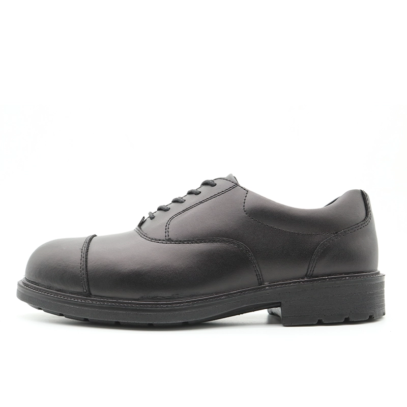 China TM047 Leather anti slip pu sole prevent puncture men's fashionable executive safety shoes steel toe manufacturer