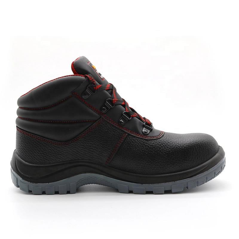China TM049 Black leather anti slip pu sole steel toe YDS industrial safety shoes manufacturer