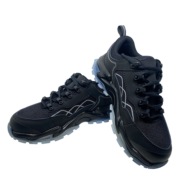 China TM1022 Non-slip TPU sole anti puncture lightweight sport safety shoes fiberglass toe manufacturer