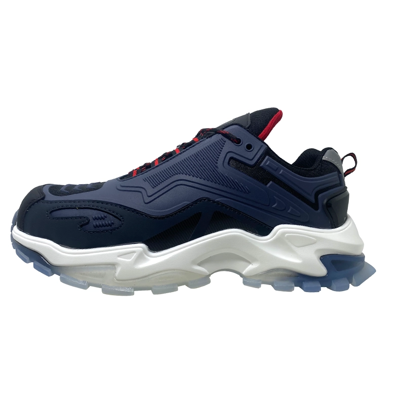 China TM1024 Oil resistant TPU sole fiberglass toe lightweight workshop safety shoes sport manufacturer