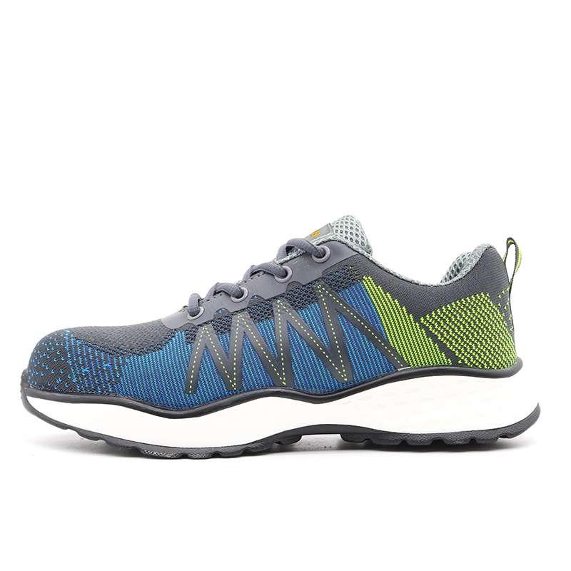China TM227 Rutschfeste PU-Sohle zementierte Stahlkappen-Mittelplatte Damenmode Sport Sicherheitsschuhe Hersteller