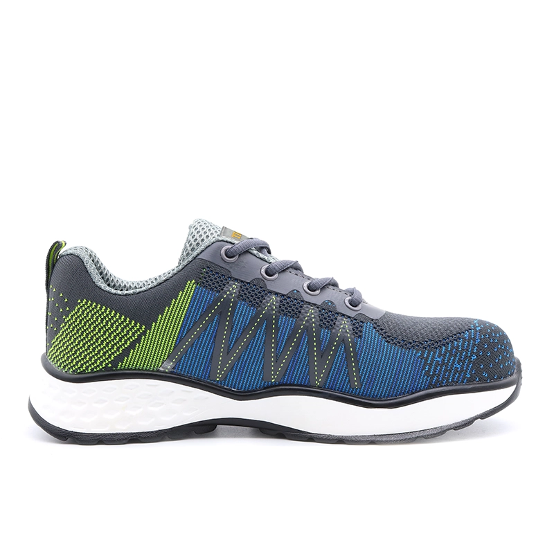 China TM227 Rutschfeste PU-Sohle zementierte Stahlkappen-Mittelplatte Damenmode Sport Sicherheitsschuhe Hersteller