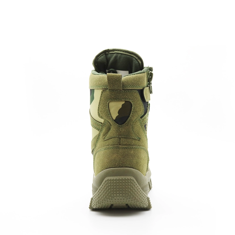 China TM126 Anti slip abrasion resistant rubber sole men's lightweight outdoor army military shoes manufacturer