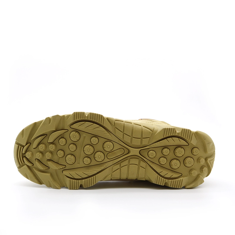 China TM128 Anti slip abrasion resistant rubber sole lightweight delta desert military boots manufacturer