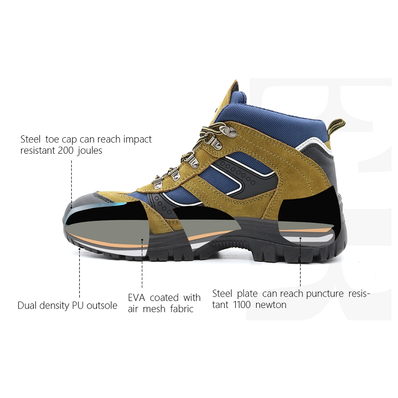 Cina TM215 Scarpe antinfortunistiche sportive antiscivolo con suola in PU antiperforazione puntale in acciaio a taglio medio produttore