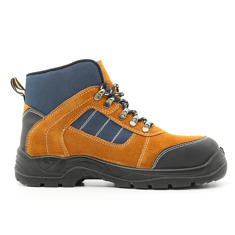 Cina TM219 Calzature antinfortunistiche sportive con puntale in acciaio antiscivolo in pelle scamosciata testa di moro suola in PU antiperforazione produttore