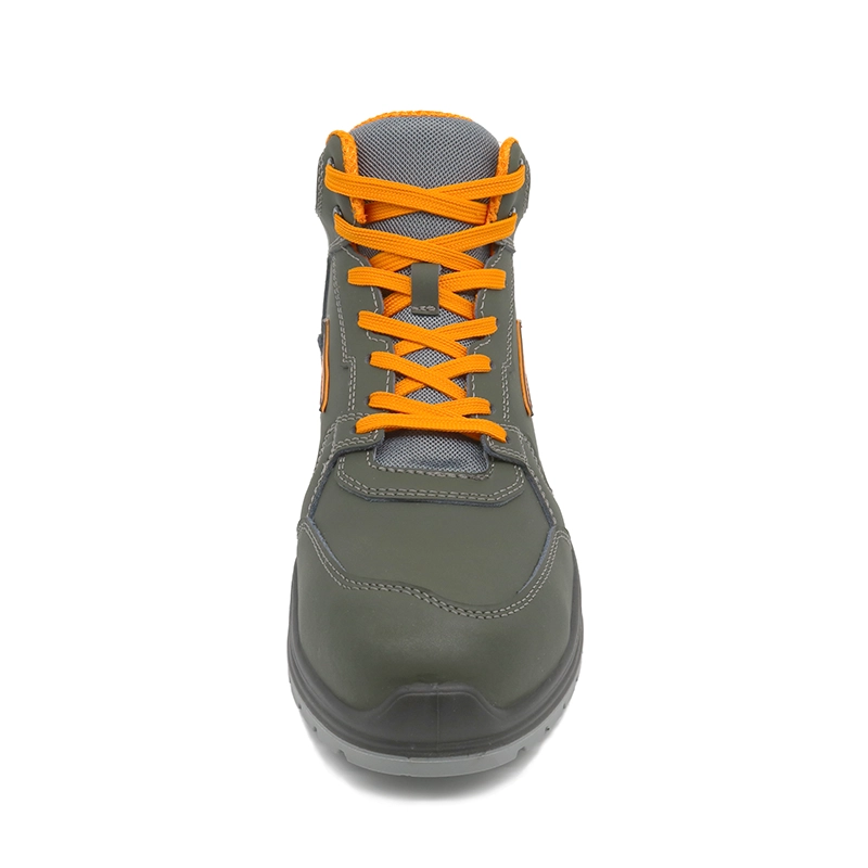 China TM231 Non-slip PU outsole fiberglass toe prevent puncutre safety shoes high cut manufacturer