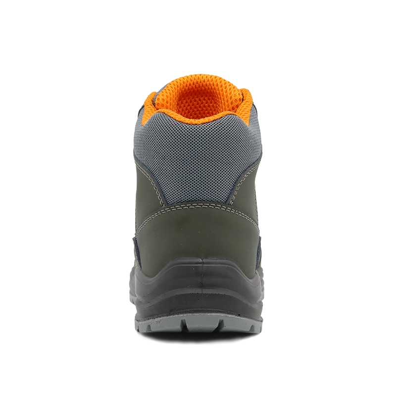 China TM231 Non-slip PU outsole fiberglass toe prevent puncutre safety shoes high cut manufacturer
