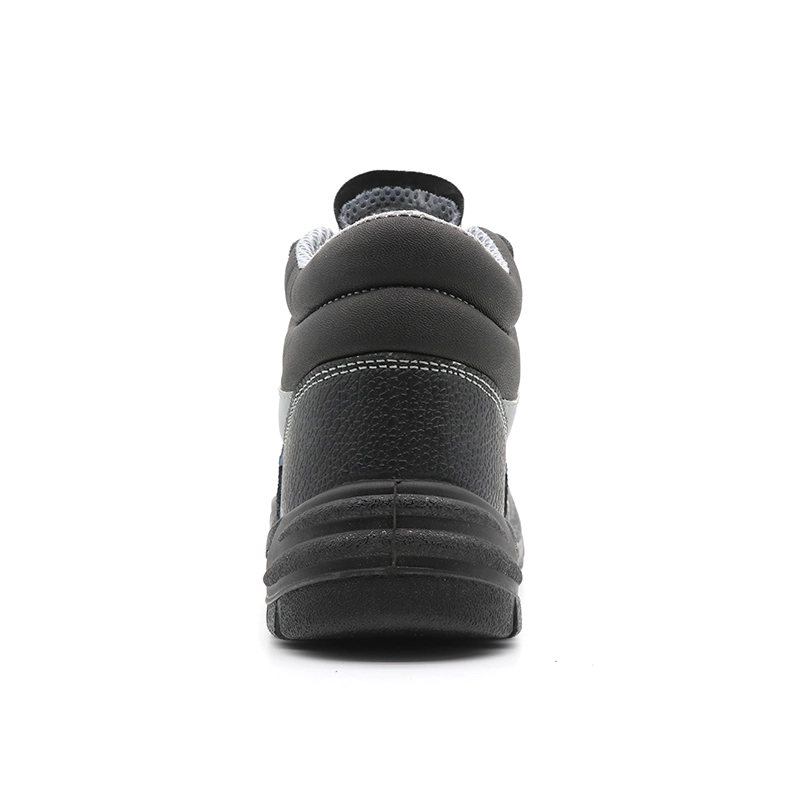 Chine TM034 chaussures de sécurité industrielles en cuir antidérapantes à l'épreuve des acides à l'huile, bout en acier à coupe moyenne fabricant