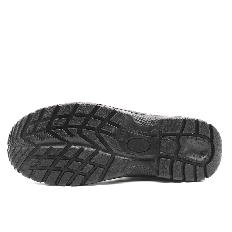 Chine TM034 chaussures de sécurité industrielles en cuir antidérapantes à l'épreuve des acides à l'huile, bout en acier à coupe moyenne fabricant