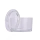 China Wholesale 720ml 25oz Glass Candle Jar With Lids Custom Color Glass Candle Jars manufacturer