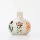 China Retro Style Offwhite Glazed Ceramic Bottle Ceramic Reed Diffuser Bottles manufacturer