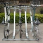 Китай Горячая продажа, полувертикальная стойка для велосипедов и хранилище для велосипедов производителя