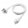 China AC Power Cord 3 Terminal Female Power Cord for T5 or T8 Tube White manufacturer