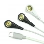 중국 리드선을 보호하는 3개의 리드 ECG 여성 스냅에 USB 유형 C를 가진 ODM 맞춤형 의료 케이블 제조업체