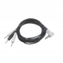 China 1.5mm Round Terminal Female to Female Cable Lead Wire for Muscle Stimulation Equipment | OEM & ODM Manufacturer - COPY - dt8d0q fabrikant