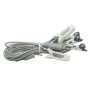 China Type-C Male EEG Lead Cable with 6 Silver/Silver Chloride Suction Electrodes and 2 Metal Ear Clip Electrodes manufacturer
