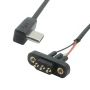 Çin OPEN TO Coiled Cable to 3Pin Pogo Pin Connector for Tablet Charging | Custom Magnetic Spring Cable Manufacturer - COPY - k68a20 üretici firma
