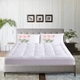 China Comfortable Twin XL Ultra-warm Bacteriostatic Germproof  China Topper Bed Mattress Cover Manufacturer manufacturer