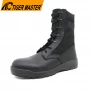 porcelana TM165 suela de goma antideslizante protección de punta de acero botas militares del ejército fabricante