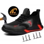 China TM3230 Sapatos de segurança leves e confortáveis ​​com biqueira de aço antifuros para unissex fabricante
