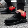 Cina TM3239 Scarpe antinfortunistiche in pelle scamosciata nera antiforatura con punta in acciaio e ammortizzazione ad aria produttore