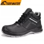 China TM3329 Steel toe steel mid-sole leather safety shoes for construction workers manufacturer