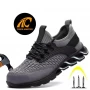China TM3201 EU Steel Toe Anti-puncture Soft Lightweight Sport Safety Shoes for Warehouse manufacturer