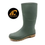China GB01 Green Anti-slip Waterproof Non-safety PVC Rain Boots for Gardening manufacturer