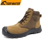 China TM3433 Anti-slip Nubuck Leather Steel Toe Puncture-proof Industrial Work Safety Boots manufacturer